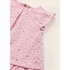 Floral Embroidered Dress, Pink - Dresses - 2