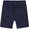 Drawstring Bermuda Shorts, Navy - Shorts - 1 - thumbnail