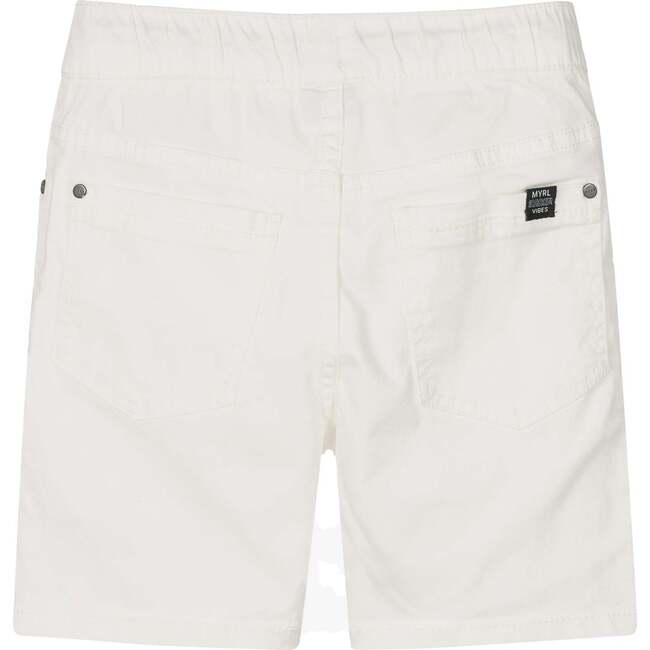 Drawstring Bermuda Shorts, Off White - Shorts - 2