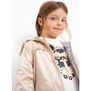 Floral Reversible Windbreaker, Beige - Jackets - 4