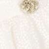 Devore Floral Dress, White - Dresses - 2 - thumbnail