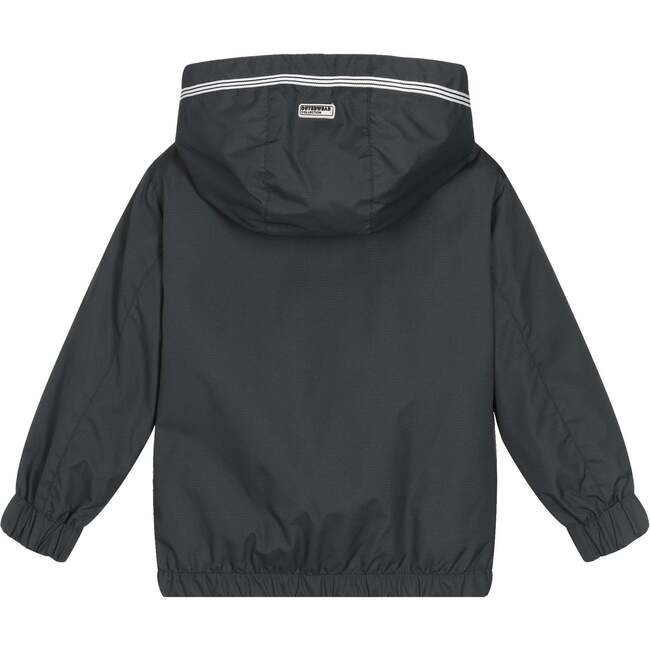 Hooded Windbreaker, Grey - Jackets - 4