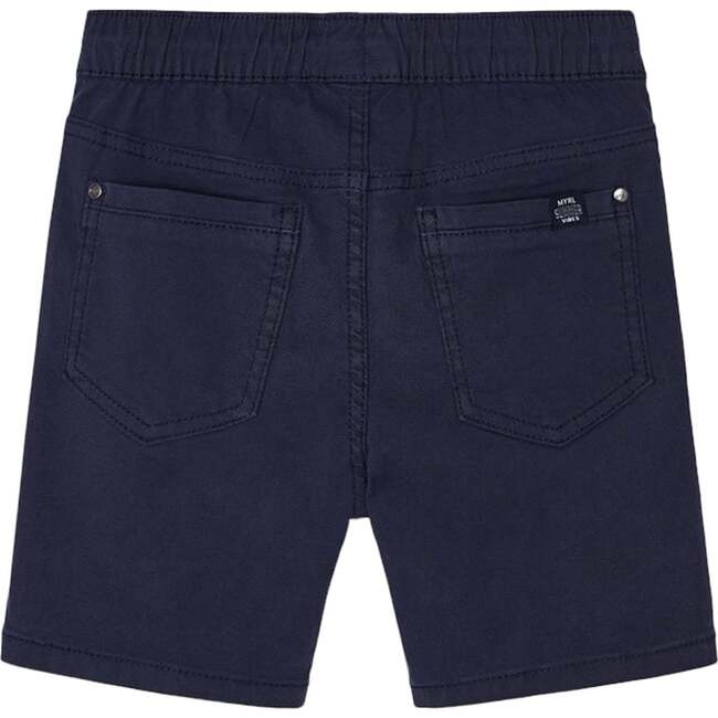 Drawstring Bermuda Shorts, Navy - Shorts - 3