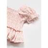 Blush Honeycomb Ruffle Blouse, Pink - Blouses - 4