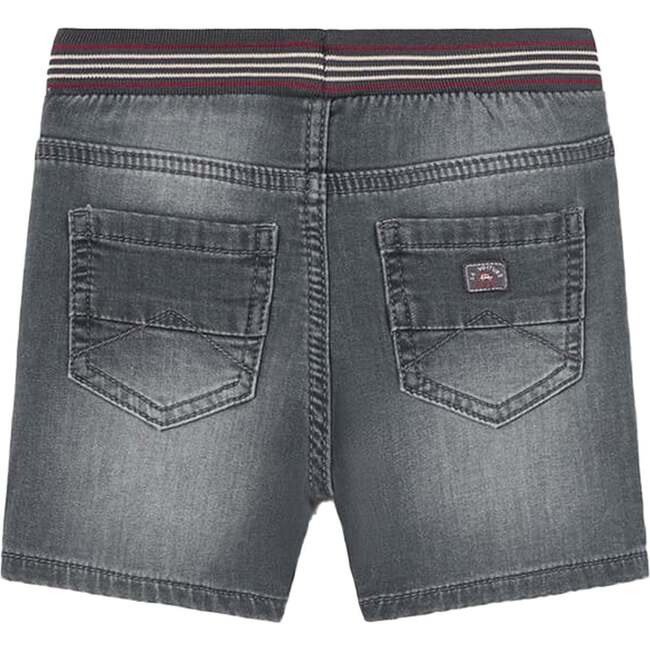 Soft Denim Shorts, Grey - Shorts - 4