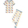Easter Bunny Toddler Kids Viscose Bamboo Pajamas, Cream - Pajamas - 1 - thumbnail