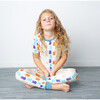 Easter Bunny Toddler Kids Viscose Bamboo Pajamas, Cream - Pajamas - 2