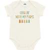 Easter Bunny Cotton Short Sleeve Baby Onesie, Cream - Onesies - 1 - thumbnail