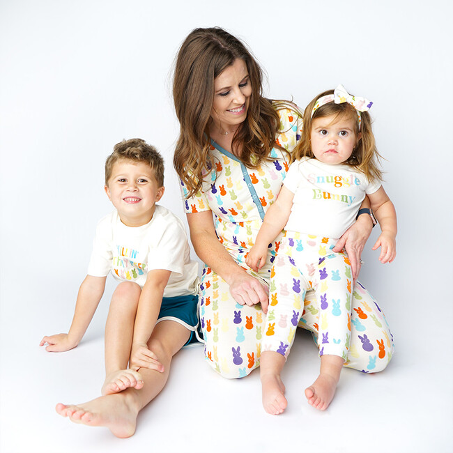 Snuggle Bunny Easter Cotton Onesie Gift Set, Multicolors - Mixed Apparel Set - 2