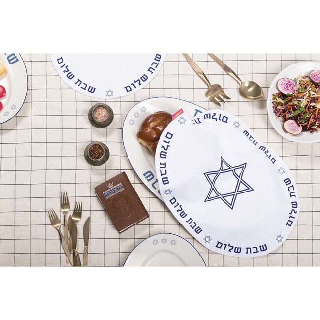 Mensch Challah Cover - Tabletop - 2