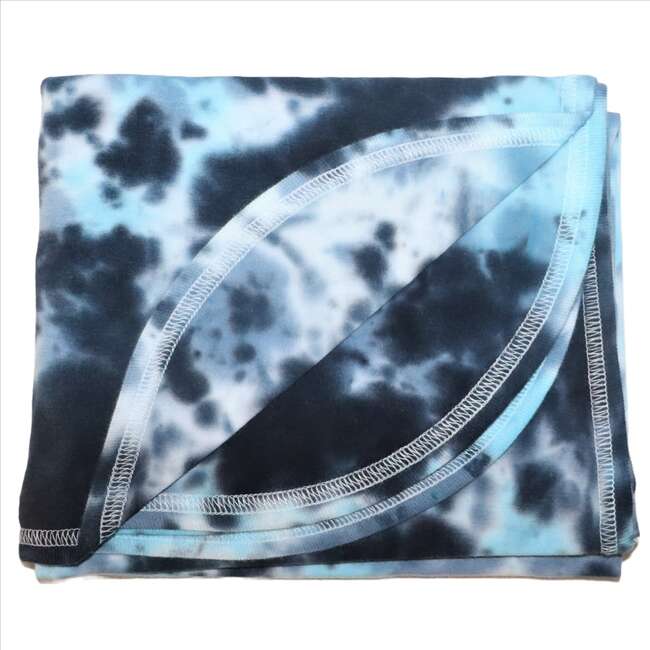 Peace Tie-Dye Blanket, Blue - Blankets - 1