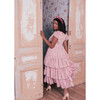Women's Emmylou V-Neck Flutter Sleeve Dress, Pink - Dresses - 2