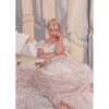 Women's Chantilly Maxi Dress With Silver Accent, White - Dresses - 5