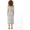 Women's Charlie Dress, Cream/Maritime Blue - Dresses - 4