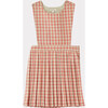 Kids Jupiter Dress, Pink Check - Dresses - 1 - thumbnail