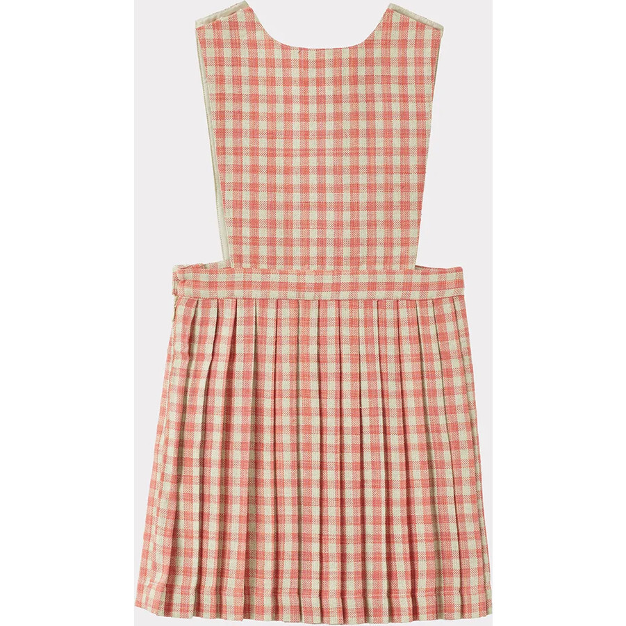Kids Jupiter Dress, Pink Check - Caramel Dresses | Maisonette