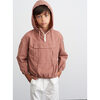 Kids Ledum Hooded Coat, Rose Canvas - Coats - 2