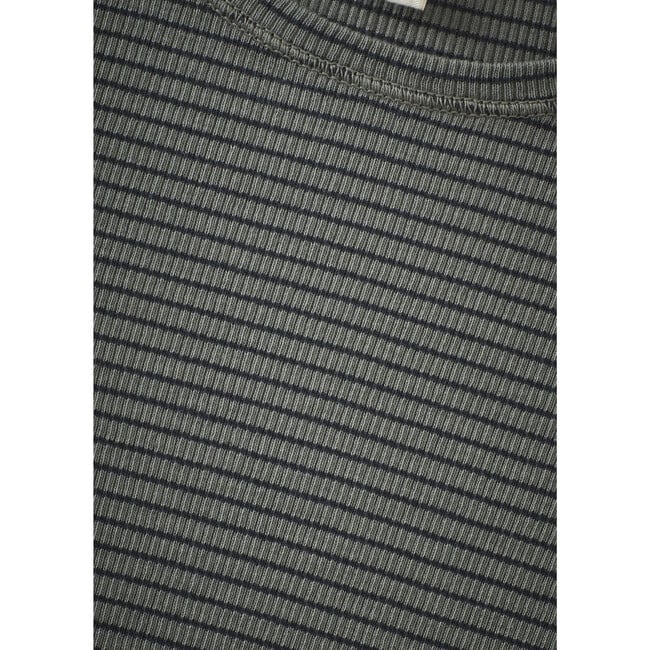 Kids Kishon Top, Spruce And Navy Stripe - T-Shirts - 2