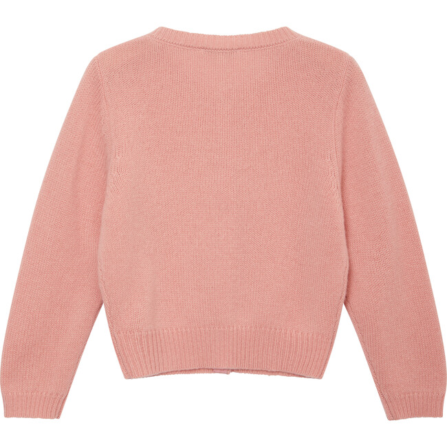 Kids Rosa Cardigan, Bubblegum Pink - Leggings - 2