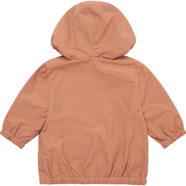 Baby Ledum Hooded Coat, Rose Canvas - Coats - 3