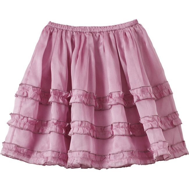 Kids Halton Party Skirt, Dusky Pink - Skirts - 1
