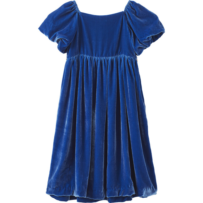 Kids Frangula Party Dress, Royal Blue - Dresses - 1