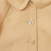 Kids Delphinium Coat, Beige Linen - Coats - 2