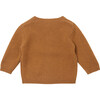 Baby Rosa Crew Neck Button Front Cardigan, Toffee - Cardigans - 2