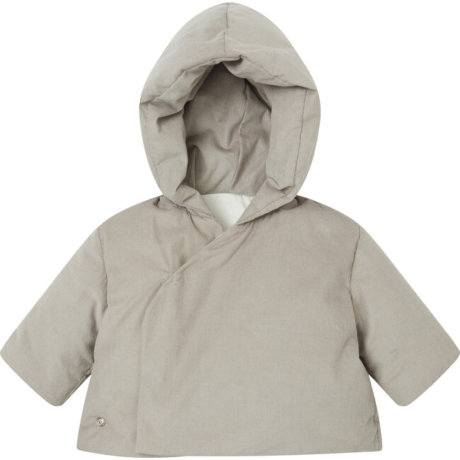 Baby Buxus Gifting Jacket, Pebble - Coats - 1