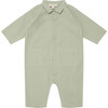 Kids Cosmos Boiler Suit, Sage Poplin - Overalls - 1 - thumbnail