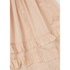 Kids Briza Party Skirt With 3-Tiers Double Edged Ruffles, Pale Pink - Skirts - 3