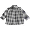 Kids Eos Shirt, Blue Gingham Check - Shirts - 1 - thumbnail