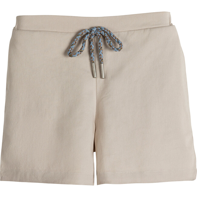 Jimmy Short With Contrast Piping, Stone
