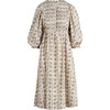 Women's Mallie Billow Sleeve Dress, Slate Gardens - Dresses - 1 - thumbnail