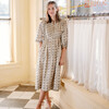 Women's Mallie Billow Sleeve Dress, Slate Gardens - Dresses - 2 - thumbnail