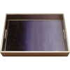 Mirror Tray With Handles, Purple Ombre - Accents - 1 - thumbnail