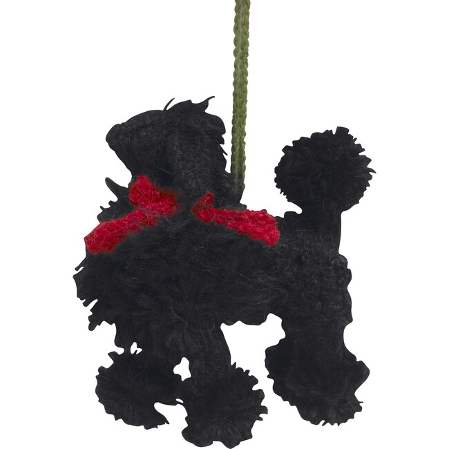 Poodle Ornament, Black