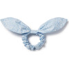 Jacqueline's Blossom Liberty Poplin Tie Scrunchie , Blue - Hair Accessories - 1 - thumbnail