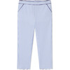 Mindy Seersucker Scallop Pant, Vista Blue - Pants - 1 - thumbnail