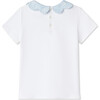 Julia Shorts Sleeve Liberty Jaqueline's Blossom Top, Bright White - Blouses - 2