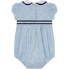Juniper Jacqueline's Blossom Liberty Poplin Bubble, Blue - Onesies - 2