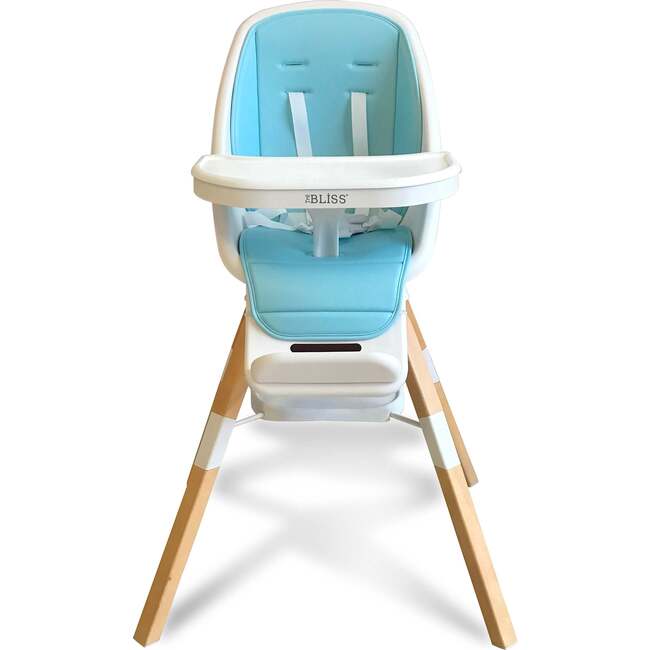2-in-1 Turn-A-Tot High Chair, Sky Blue - Highchairs - 1