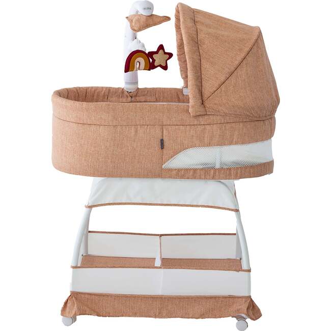 Sweetli Nurture Bassinet, Clay Melange - Bassinets - 4