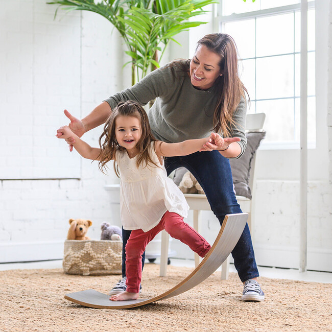 Wobble Board, Slate Grey - Climbers & Play Gyms - 2