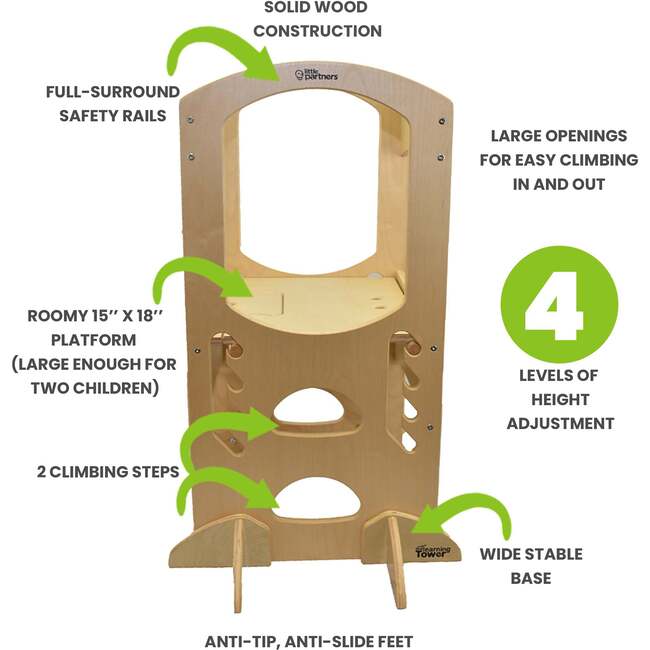 The Learning Tower, Natural - Play Tables - 6