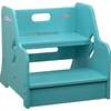 StepUp Step Stool, Turquoise - Kids Seating - 1 - thumbnail