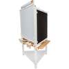 Tri-Sided Art Center, Soft White with Natural - Easels & Art Tables - 3