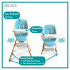 2-in-1 Turn-A-Tot High Chair, Sky Blue - Highchairs - 6