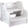 StepUp Step Stool, Soft White - Kids Seating - 1 - thumbnail