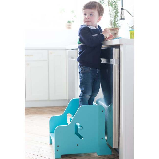 StepUp Step Stool, Turquoise - Kids Seating - 2